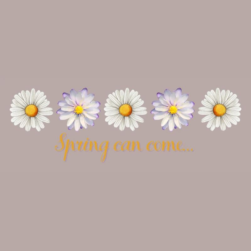 Spring can come...