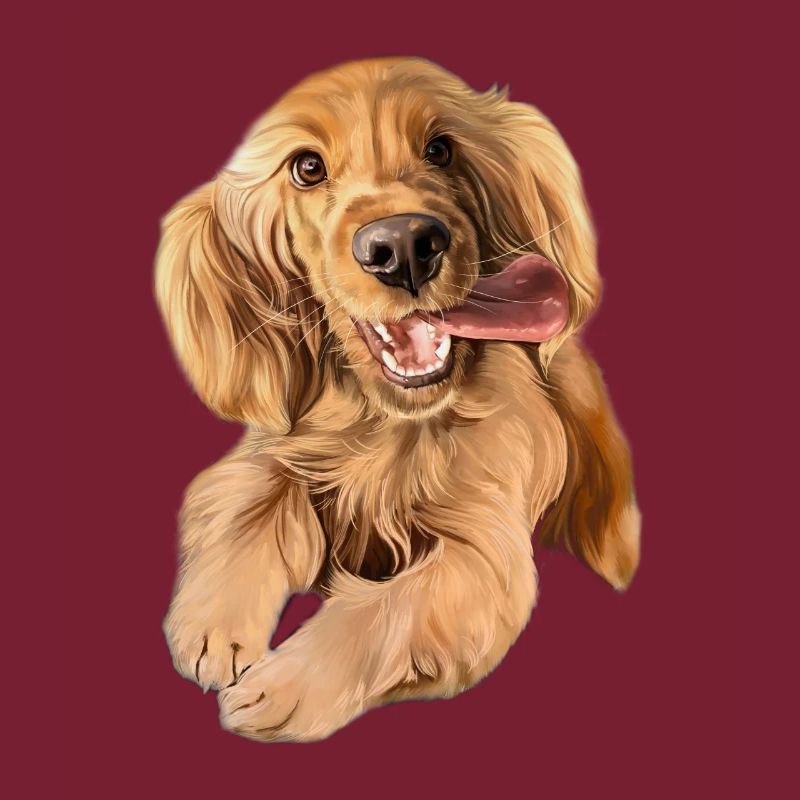 Springender Cocker Spaniel