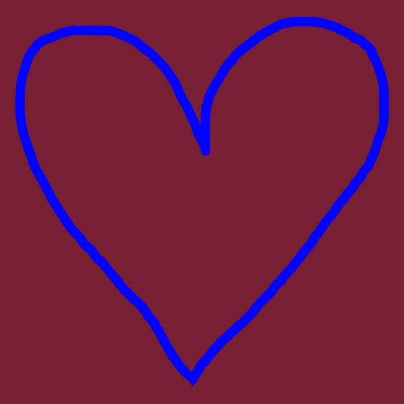 Heart blue gift idea