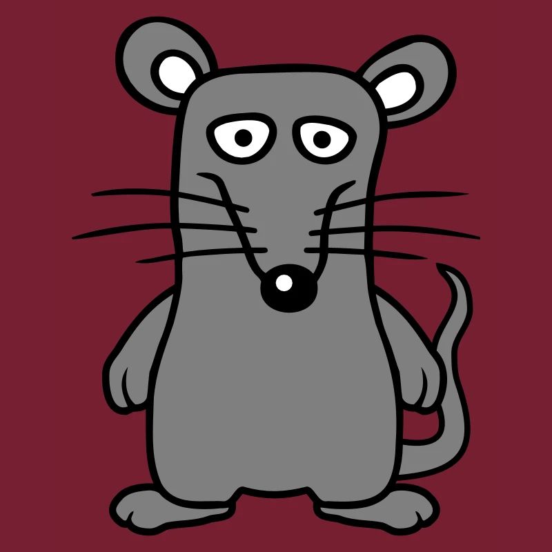 Maus Mäuschen Süße Kleine Ratte Nager Lustig Comic