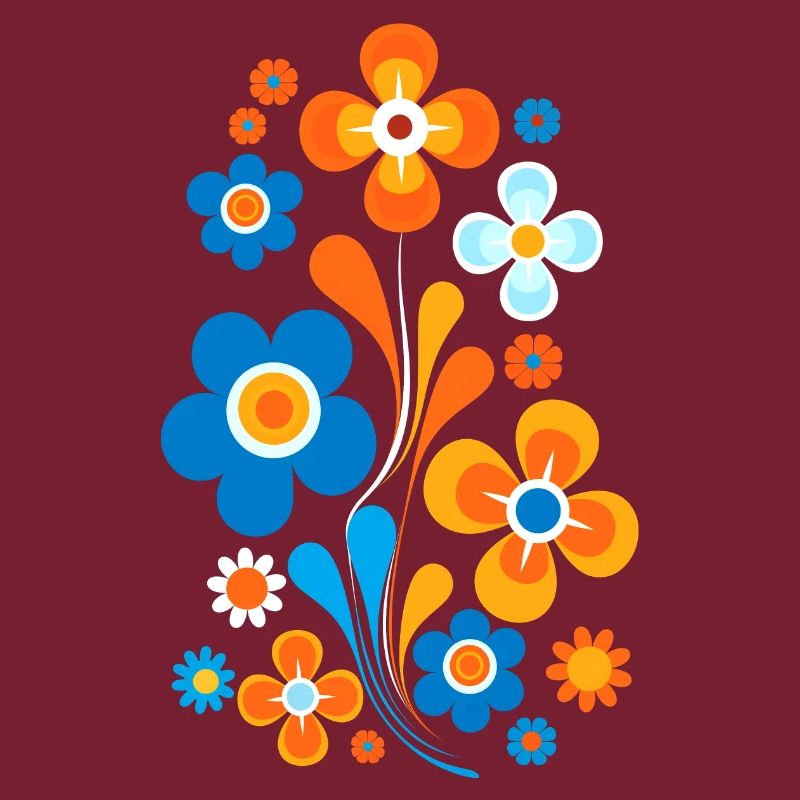 70s Floral Pattern