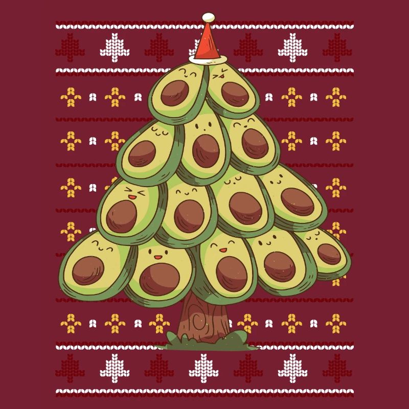 Pull de Noël laid: sapin de Noël avocat