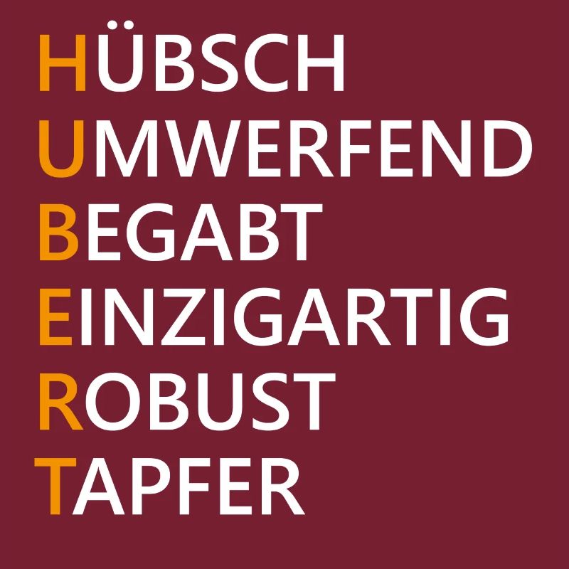 Hubert Name Geschenk