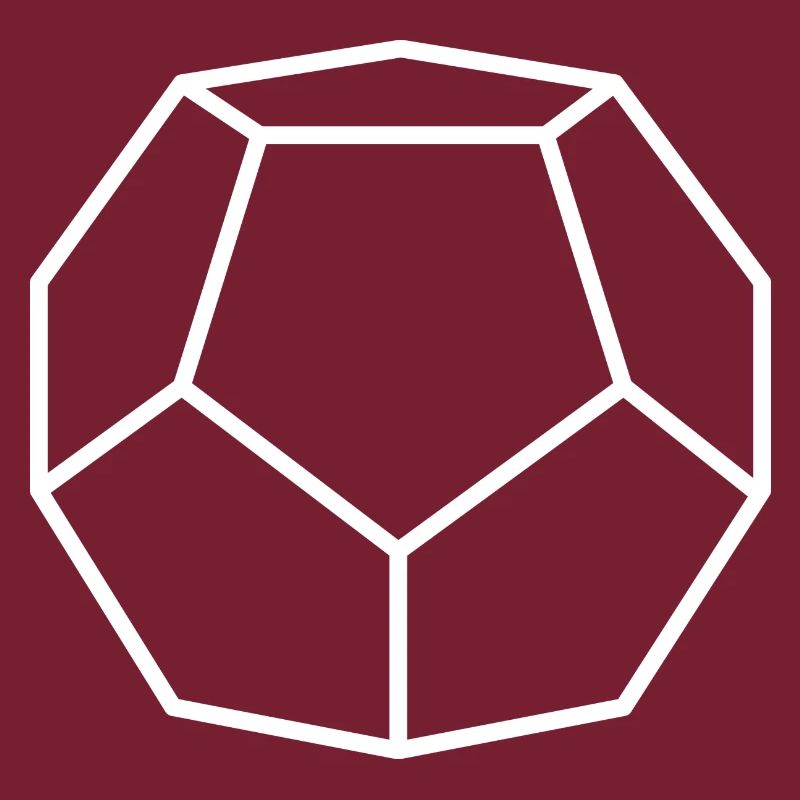 White dodecahedron