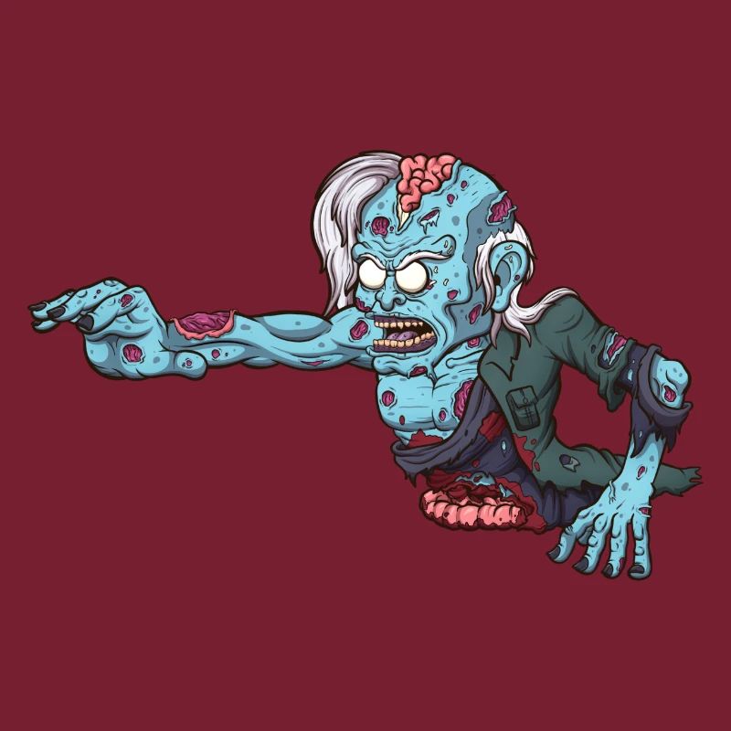 Krabbelnder Zombie