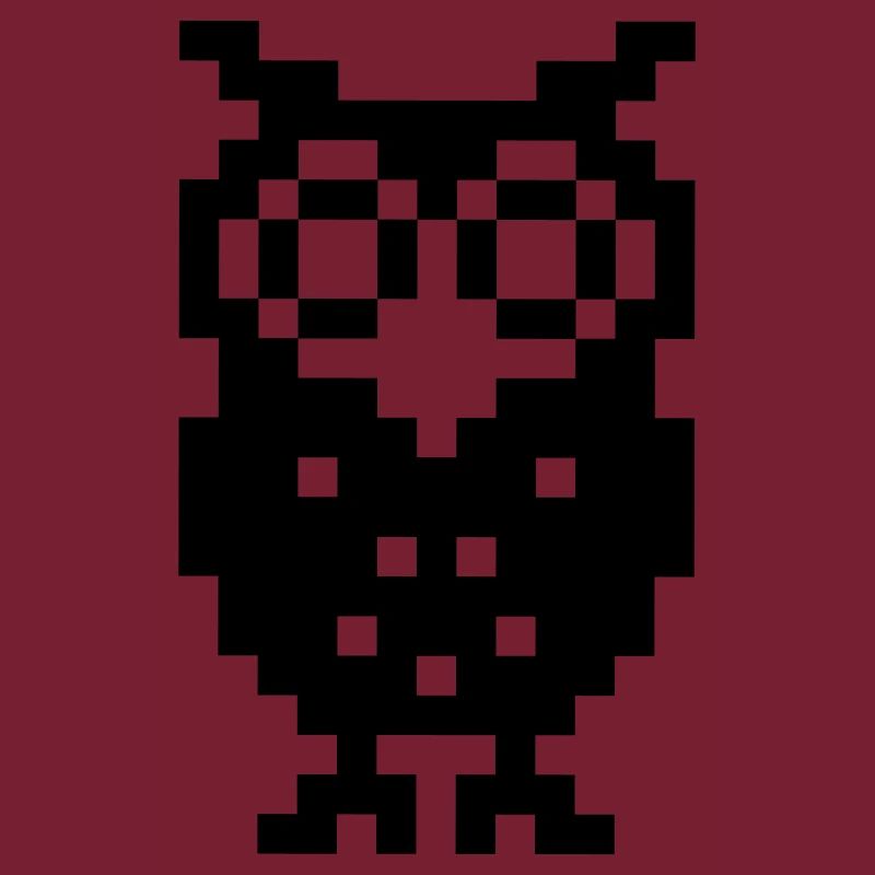 Pixel Eule, Retro Eule, Owl
