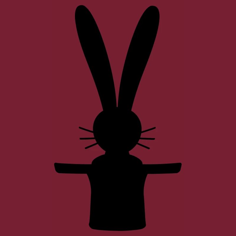 Lapin Chapeau Haut de forme Sorcier Lapin Sorcier Mignon