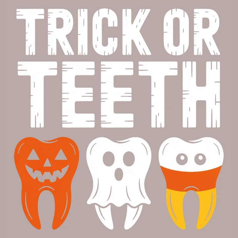 Trick oder Teeth Halloween-T-Shirt