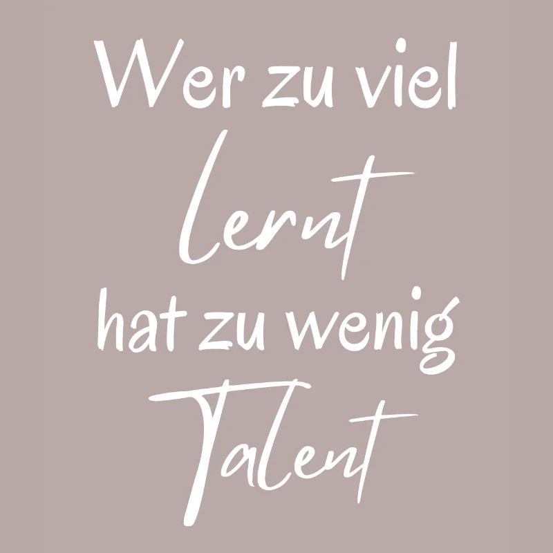 Talent oder lernen