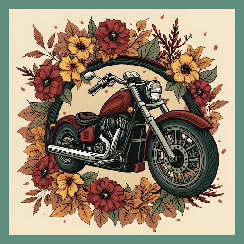 Roue de fleurs d’impression en bloc