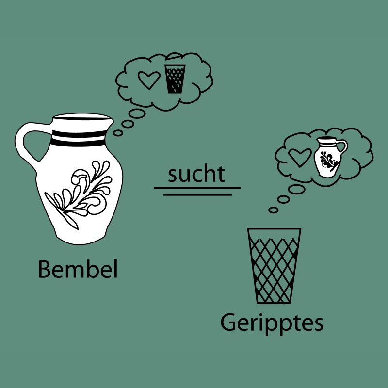 Bembel and Ribbed Thought Bubbles