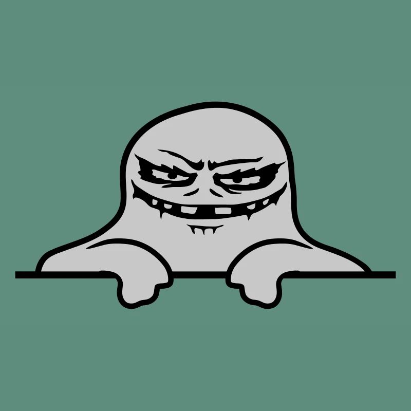 Mauer Geist Comic Monster