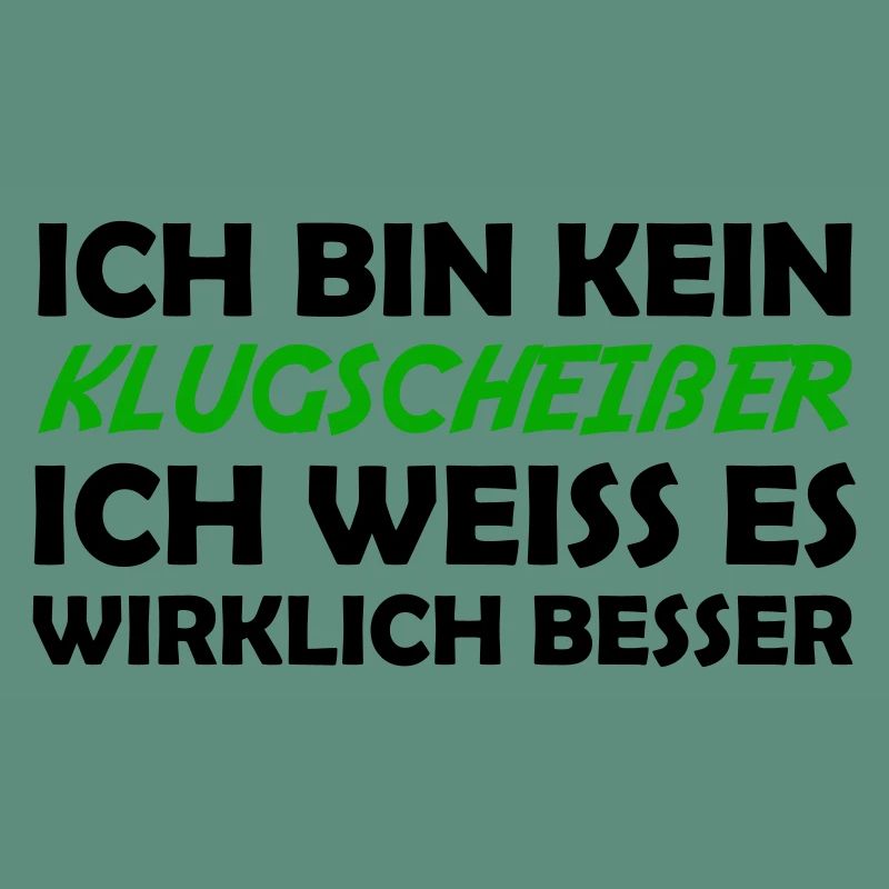 Bin kein klugscheißer