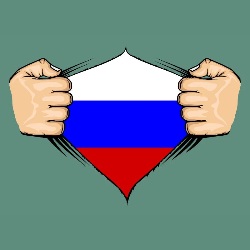 Conception du drapeau de la Russie