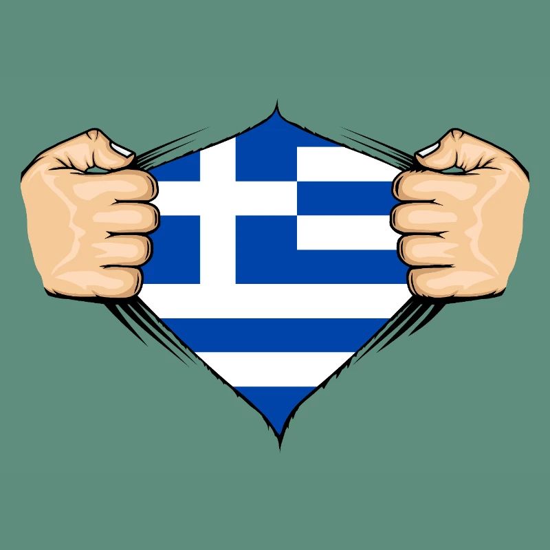Conception du drapeau de la Grèce