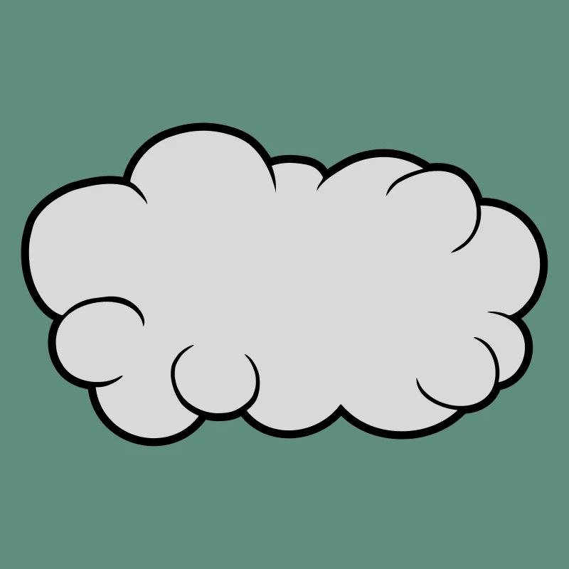 Conception de dessins animés cloud