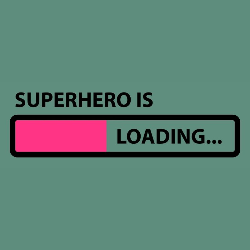 superhero is loading