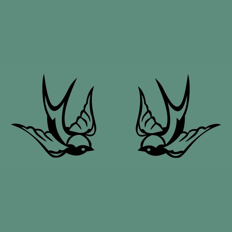 Swallows pair