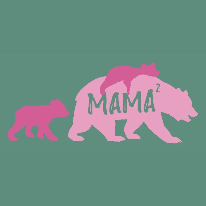 Mama Bär hoch 2 Junge