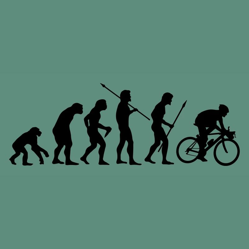 l'évolution de cycliste