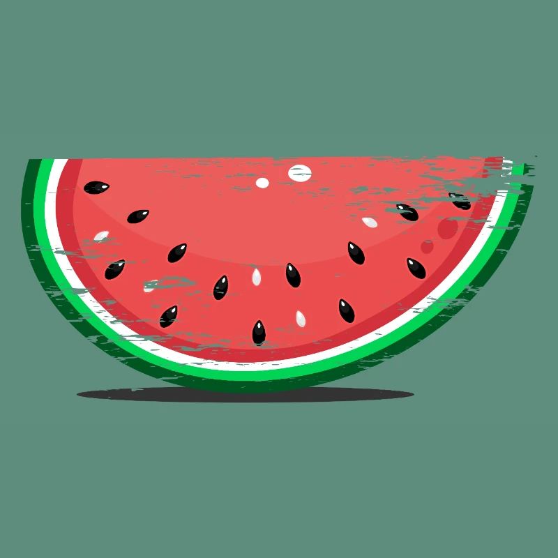 Tranche de conception de pastèque utilisée