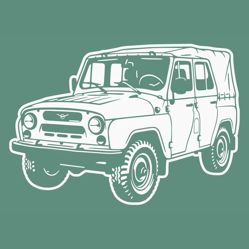 Véhicule tout-terrain UAZ (image différente)