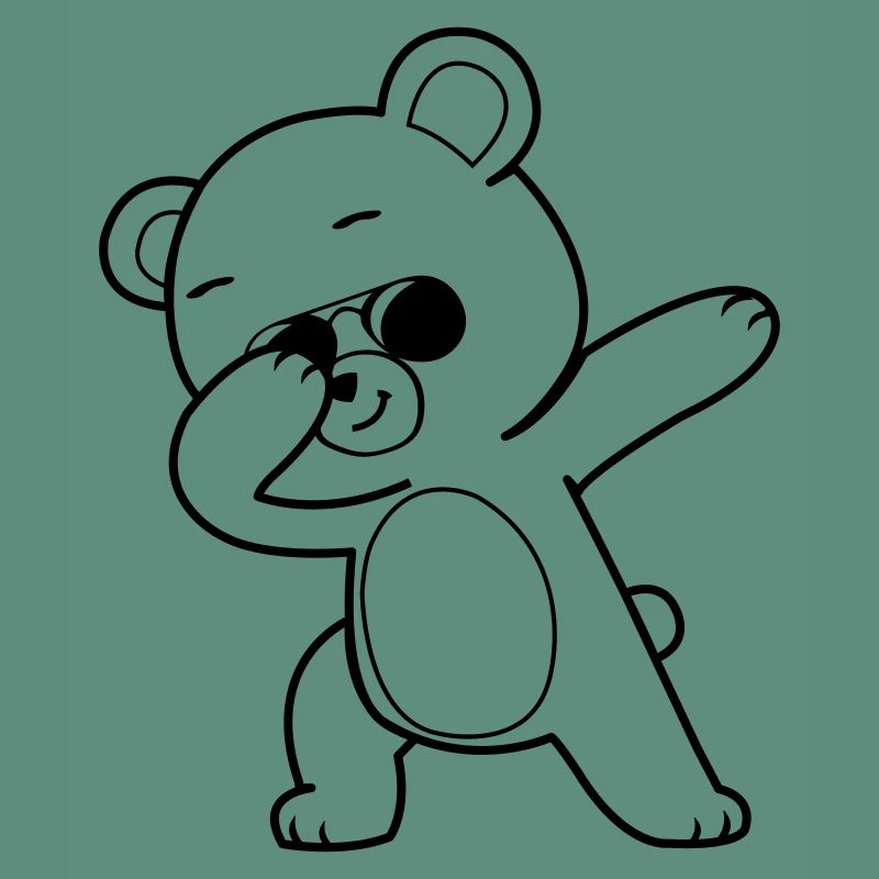dabbing bär cool