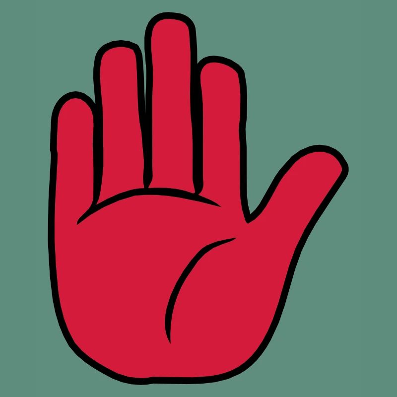 Stop Hand Sign