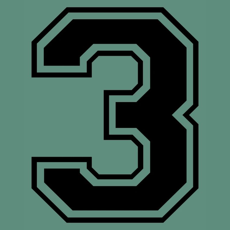 3, Three, Three, number, number