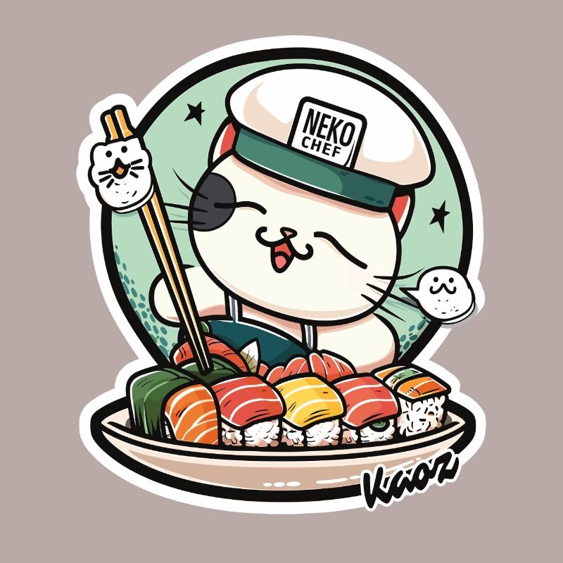 Neko Sushi Chef – Funny Cat Kitchen
