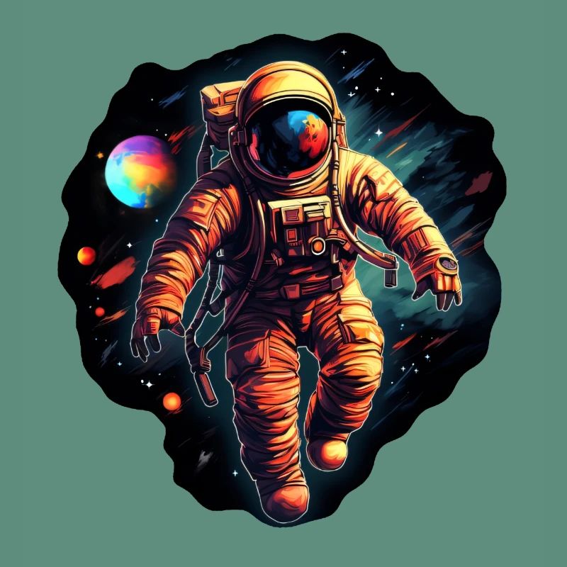 Astronaute en sortie dans l’espace
