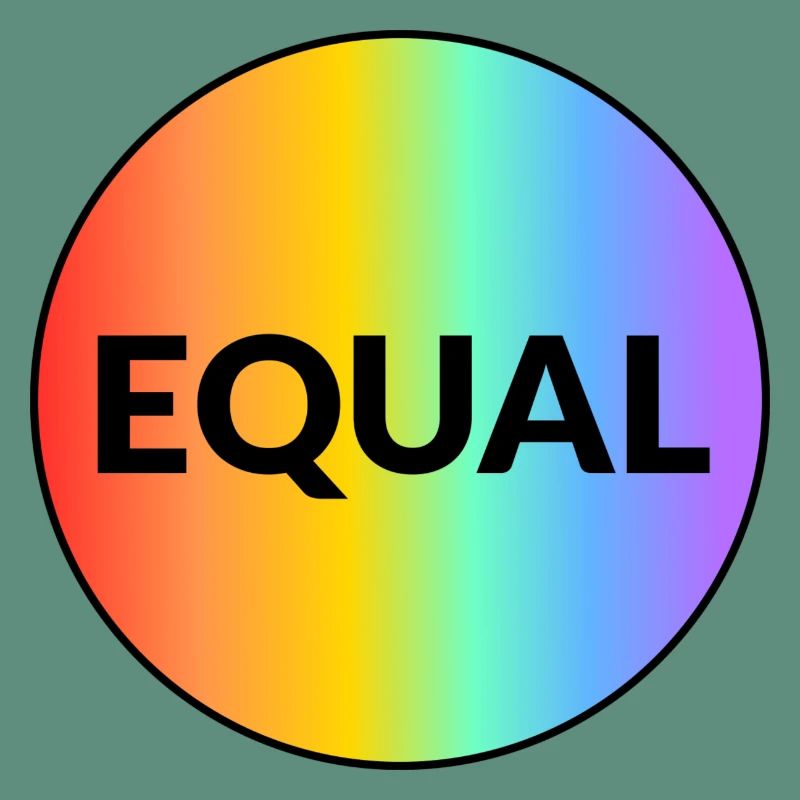 EQUAL - rainbow gay pride