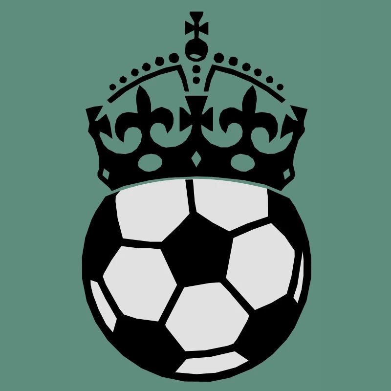 Fussball mit Krone