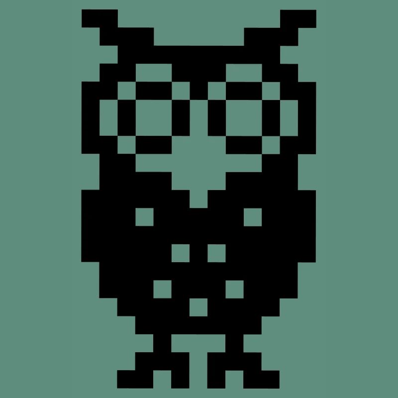 Pixel Eule, Retro Eule, Owl