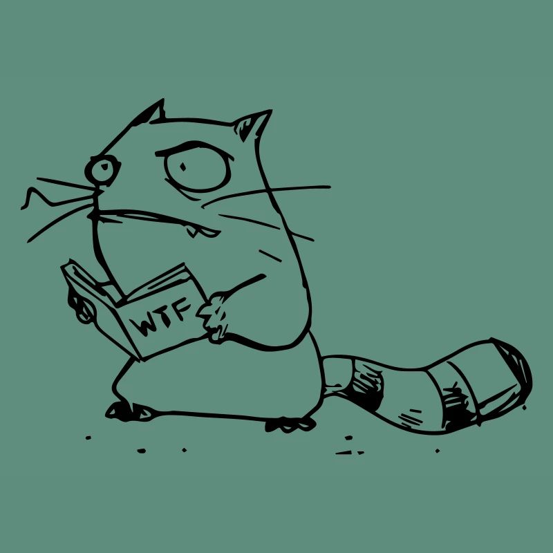 nerd wtf cat