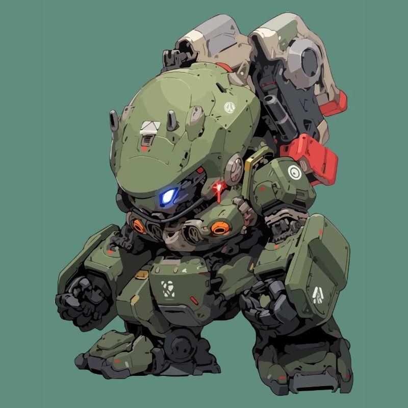 Robot de combat Chibi
