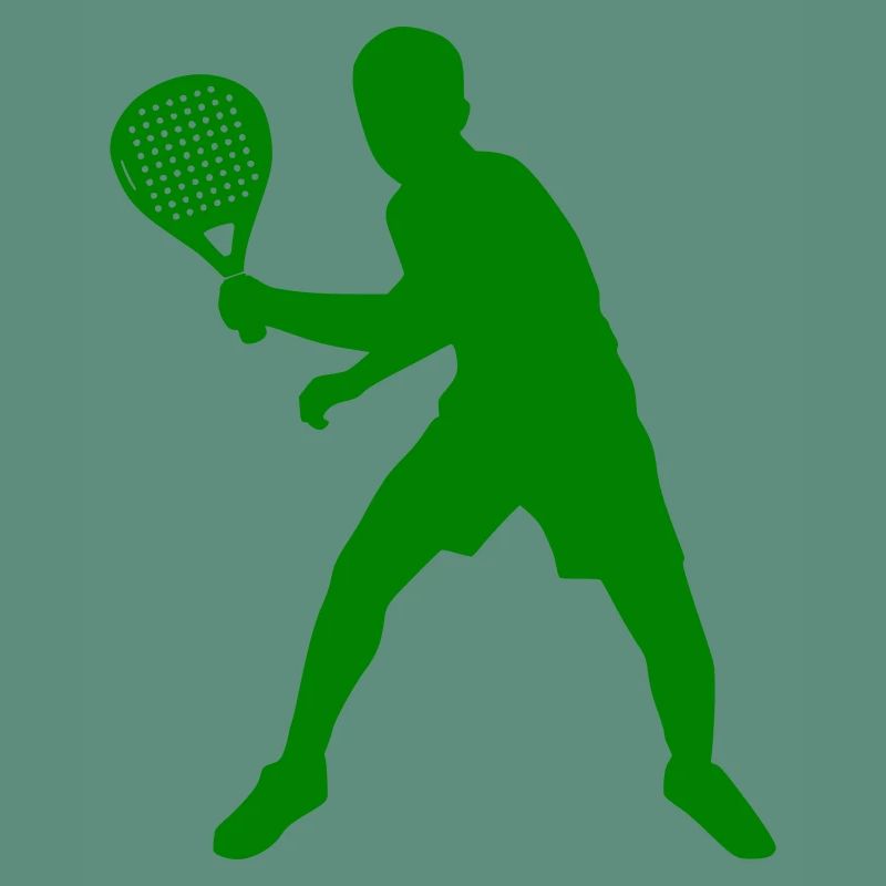 Padel Player Silouhette