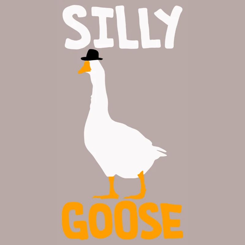 Silly Goose with a hat