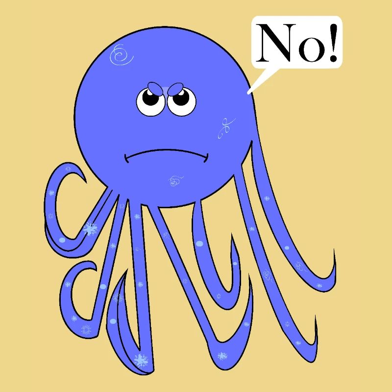 Statement No Squid, No Fun Comic, No