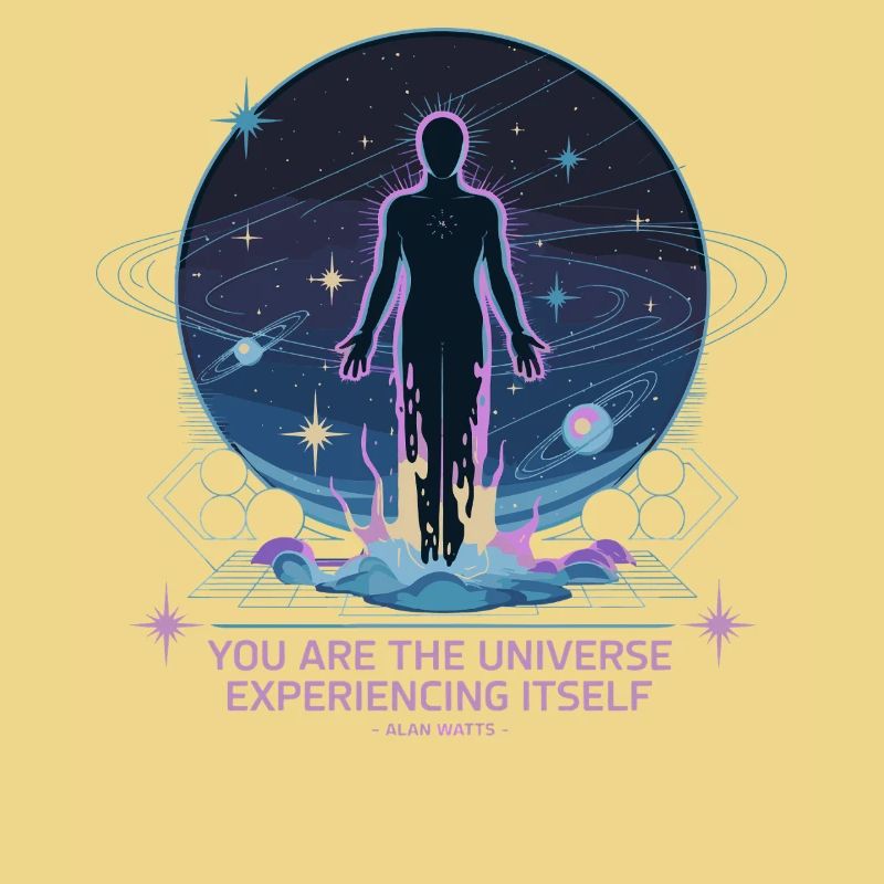 Être céleste | Alan Watts Citation Conception