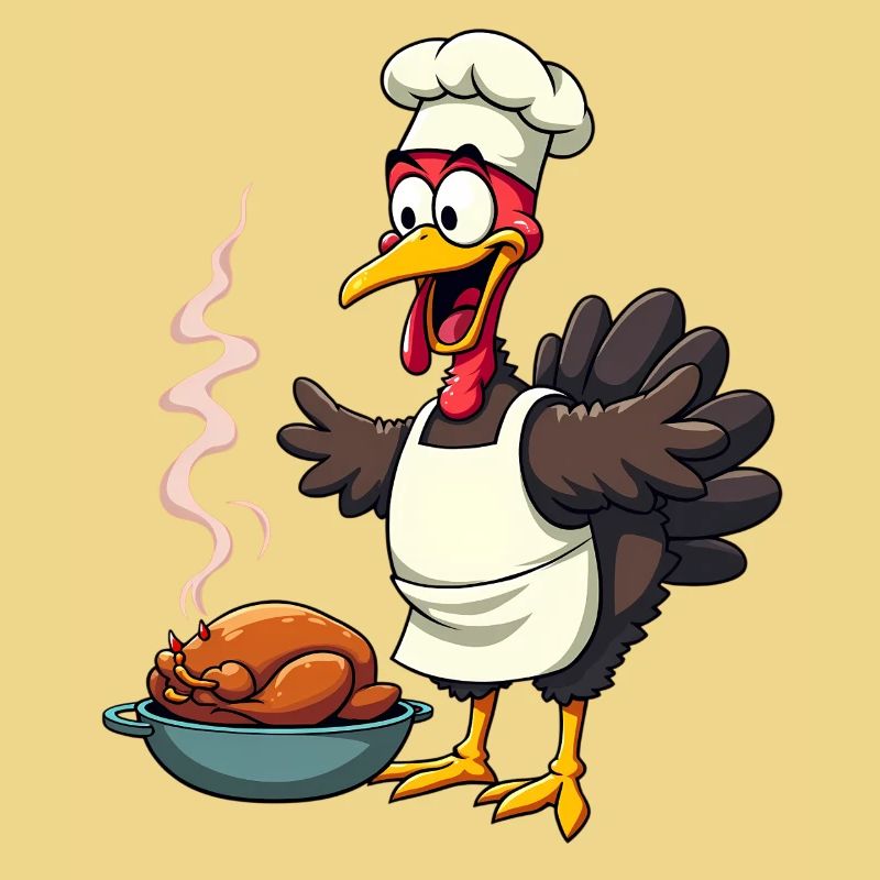 Cuisinier de dinde de Thanksgiving
