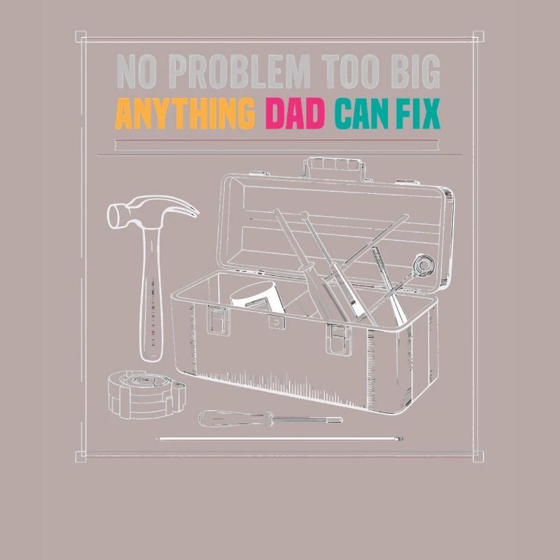 Dad Fix It Toolbox Graphic