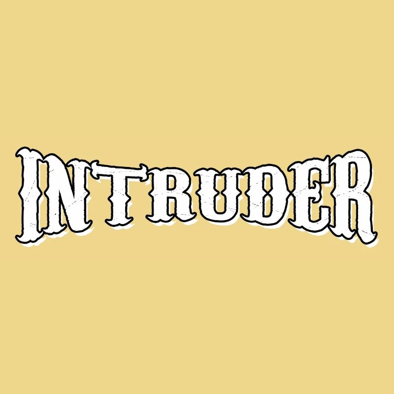 intruder hacker eindringling clan sticker computer