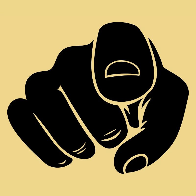 Point hand finger