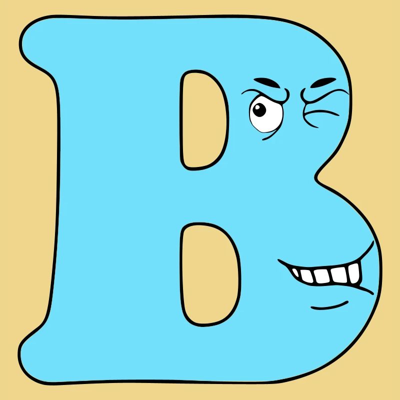B