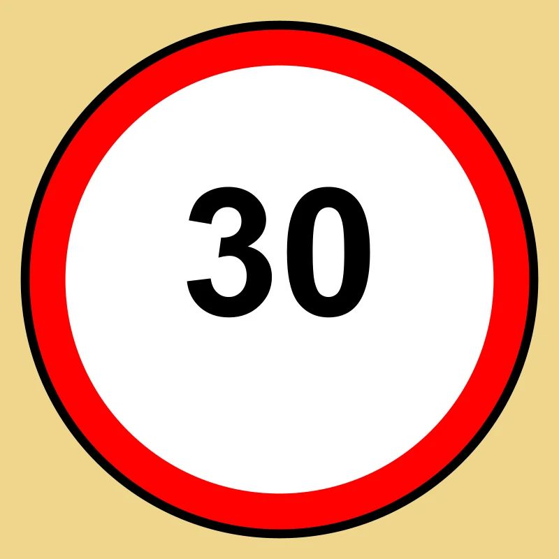 Tempo 30 Sign Pattern