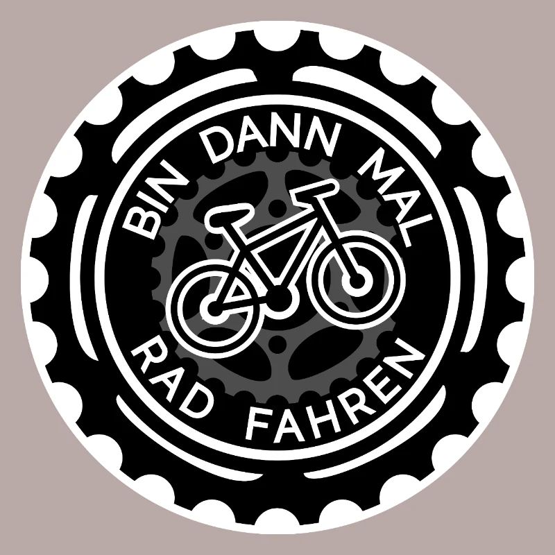 Bin dann mal Radfahren - Conception de logo de VTT