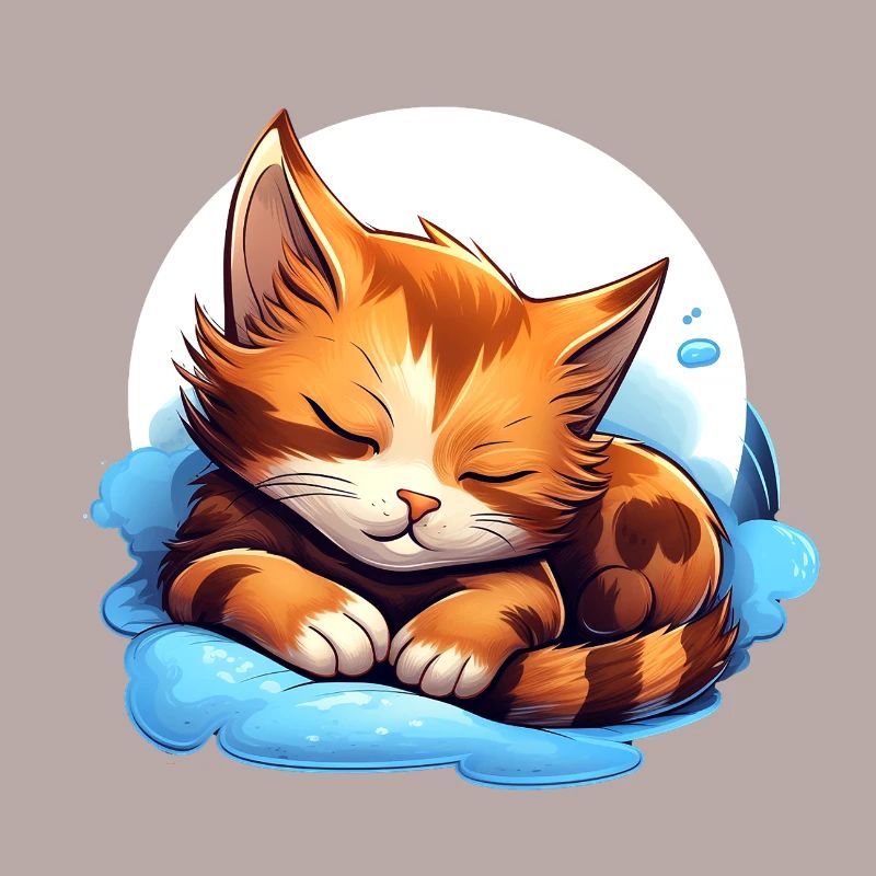 Cat Cuddle Dream on Cloud - Cat