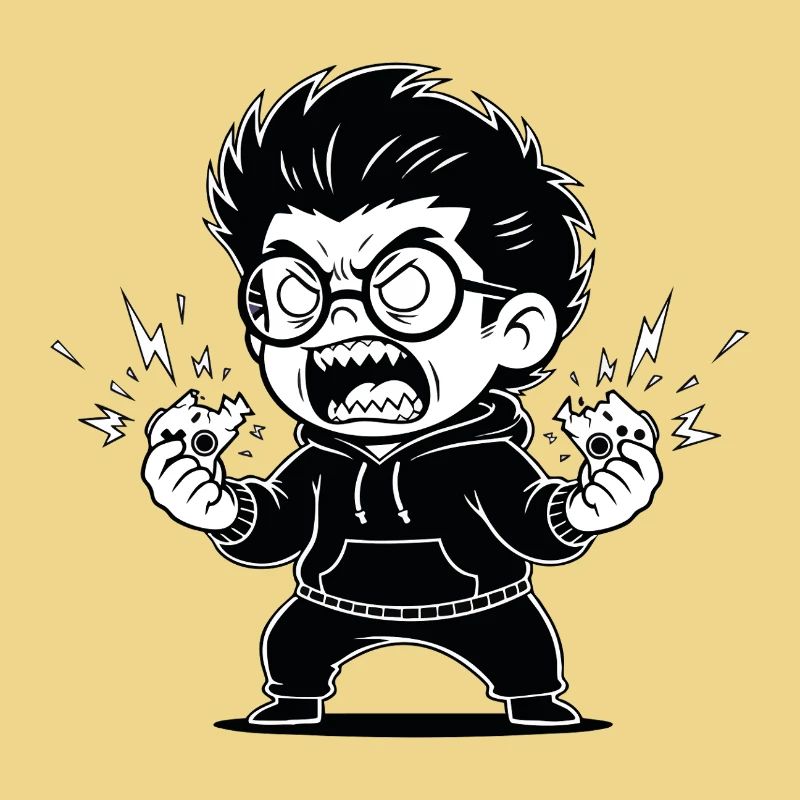 Gamer Anger Controller Broken Rage