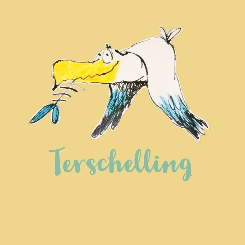 Funny seagull from Terschelling